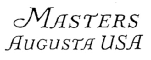 MASTERS AUGUSTA USA Logo (IGE, 22.04.1991)