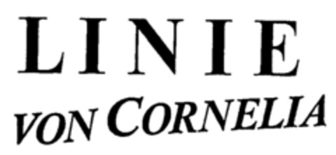 LINIE VON CORNELIA Logo (IGE, 04/26/1990)