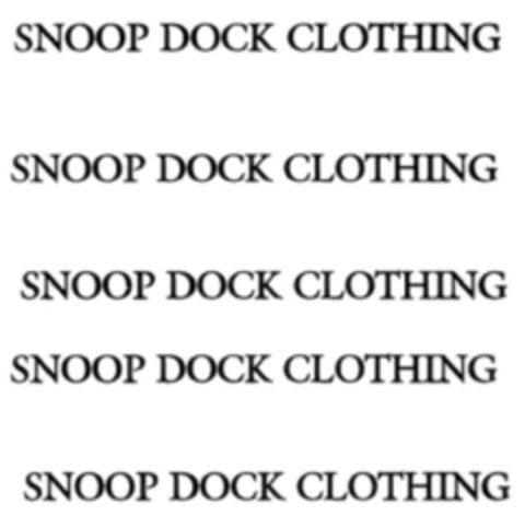 SNOOP DOCK CLOTHING Logo (IGE, 15.03.2002)