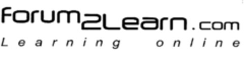 forum2Learn.com Learning online Logo (IGE, 05.09.2000)