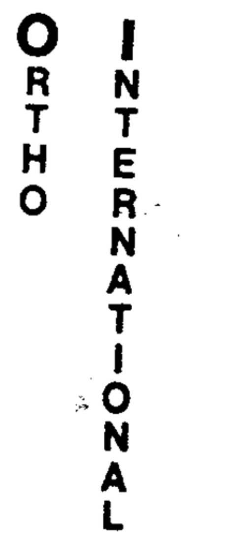 ORTHO INTERNATIONAL Logo (IGE, 14.09.1990)