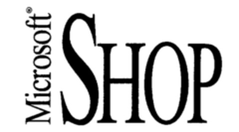 Microsoft SHOP Logo (IGE, 06.10.1995)