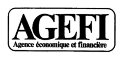 AGEFI Agence économique et financière Logo (IGE, 10.07.1984)