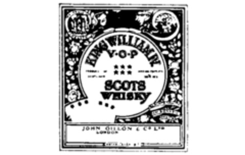 KING WILLIAM IV. V.O.P. SCOTS WHISKY Logo (IGE, 28.06.1990)