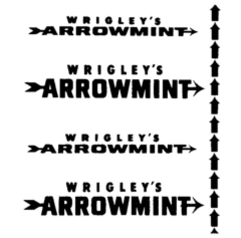 WRIGLEY'S ARROWMINT Logo (IGE, 17.11.1992)