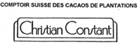 Christian Constant COMPTOIR SUISSE DES CACAOS DE PLANTATIONS Logo (IGE, 05.12.1995)