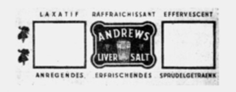 ANDREWS LIVER SALT Logo (IGE, 12.03.1991)