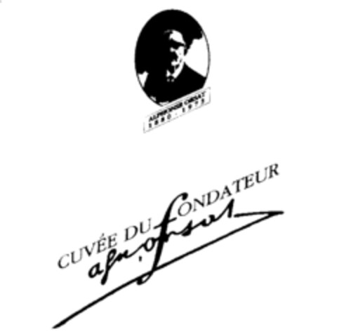 ALPHONSE ORSAT 1880-1973 CUVéE DU fONDATEUR Logo (IGE, 19.10.1992)