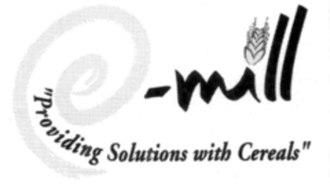 e-mill "Providing Solutions with Cereals" Logo (IGE, 04.12.2001)