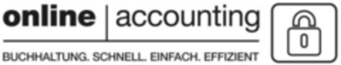 online accounting BUCHHALTUNG. SCHNELL. EINFACH. EFFIZIENT Logo (IGE, 16.08.2012)