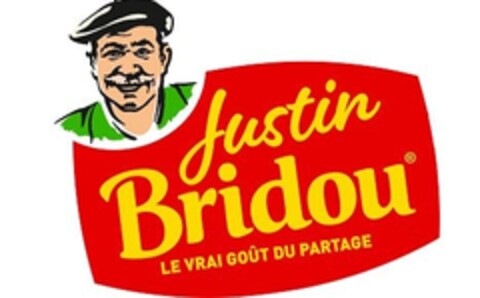 Justin Bridou LE VRAI GOÛT DU PARTAGE Logo (IGE, 04/25/2023)
