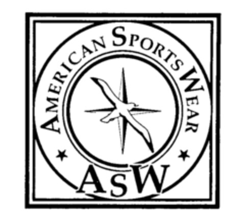 AMERICAN SPORTS WEAR ASW Logo (IGE, 10/18/1988)