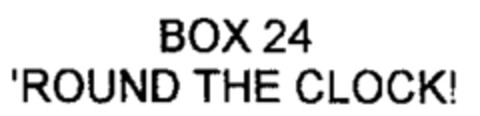 BOX 24 'ROUND THE CLOCK! Logo (IGE, 22.10.1996)