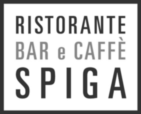 RISTORANTE BAR  e CAFFÈ SPIGA Logo (IGE, 12.11.2019)