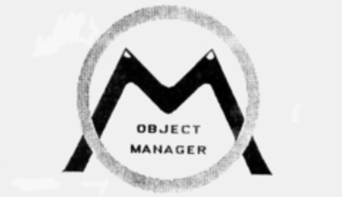 M OBJECT MANAGER Logo (IGE, 12/29/1989)