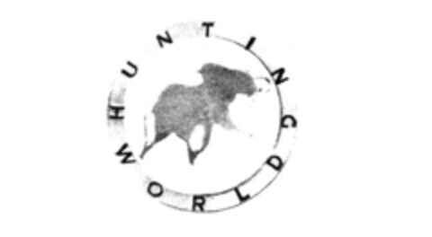 HUNTING WORLD Logo (IGE, 27.10.1989)