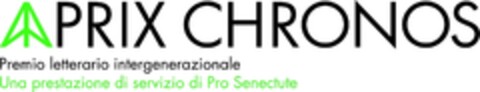 PRIX CHRONOS Premio letterario intergenerazionale Una prestazione di servizio di Pro Senectute Logo (IGE, 11.04.2012)