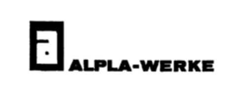 a ALPLA-WERKE Logo (IGE, 29.05.1987)