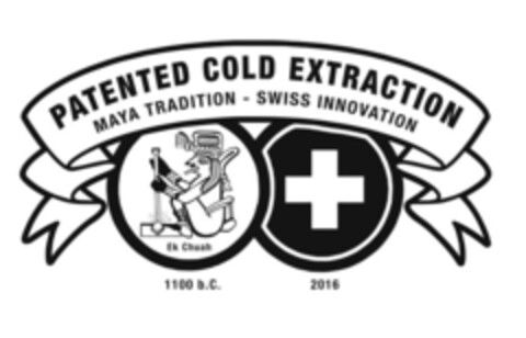 PATENTED COLD EXTRACTION MAYA TRADITION - SWISS INNOVATION Logo (IGE, 06.03.2018)