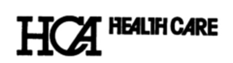 HCA HEALTH CARE Logo (IGE, 11.10.1982)