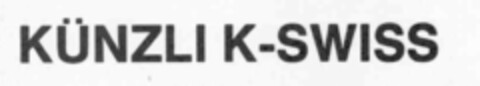 KüNZLI K-SWISS Logo (IGE, 05/28/1991)