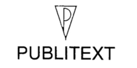 P PUBLITEXT Logo (IGE, 04/01/1993)