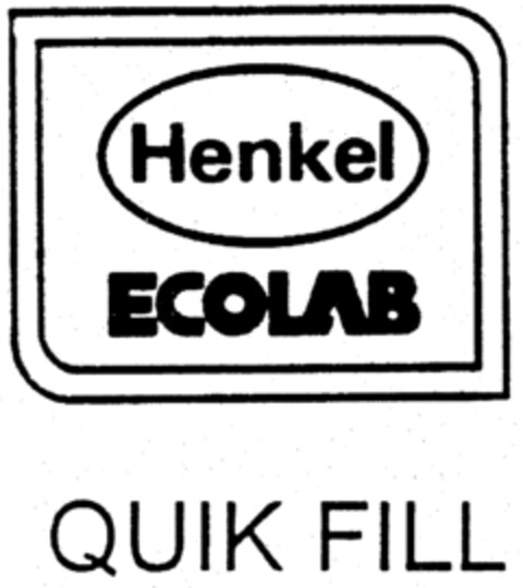 Henkel ECOLAB QUIK FILL Logo (IGE, 11.11.1997)