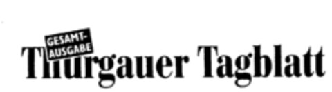 GESAMTAUSGABE Thurgauer Tagblatt Logo (IGE, 31.10.2000)