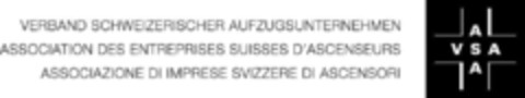 VSA ASA VERBAND SCHWEIZERISCHER AUFZUGSUNTERNEHMEN ASSOCIATION DES ENTREPRISES SUISSES D'ASCENSEURS ASSOCIAZIONE DI IMPRESE SVIZZERE DI ASCENSORI Logo (IGE, 17.07.2007)