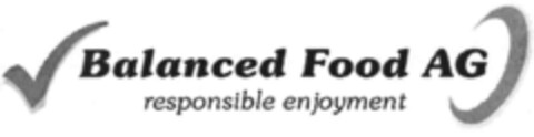 Balanced Food AG responsible enjoyment Logo (IGE, 02.05.2005)