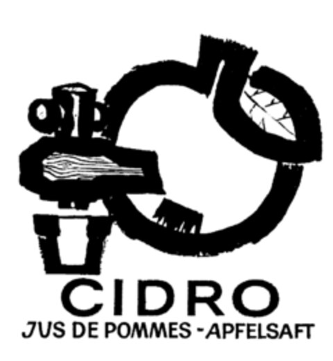 CIDRO JUS DE POMMES - APFELSAFT Logo (IGE, 03/08/1984)