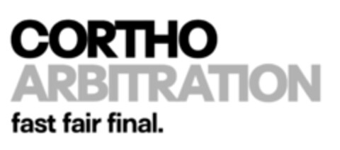 CORTHO ARBITRATION fast fair final. Logo (IGE, 05.10.2023)