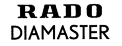 RADO DIAMASTER Logo (IGE, 07.09.1981)