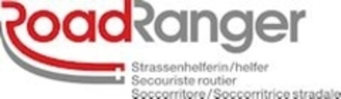 RoadRanger Strassenhelferin/helfer Seccouriste routier Soccorritore/Soccorritrice stradale Logo (IGE, 25.08.2014)