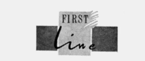 FIRST line Logo (IGE, 02/22/1989)