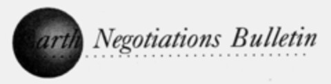 EARTH NEGOTIATIONS BULLETIN Logo (IGE, 06.03.1996)