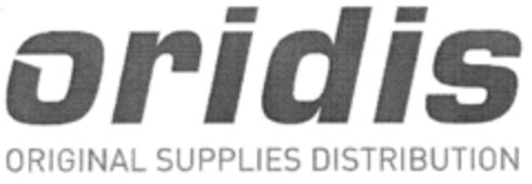 oridis ORIGINAL SUPPLIES DISTRIBUTION Logo (IGE, 07.11.2005)