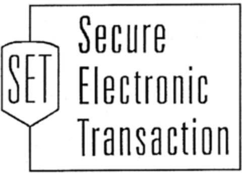 SET Secure Electronic Transaction Logo (IGE, 22.07.1997)