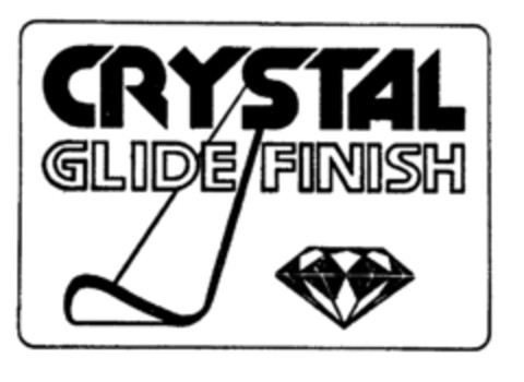 CRYSTAL GLIDE FINISH Logo (IGE, 12/08/1980)