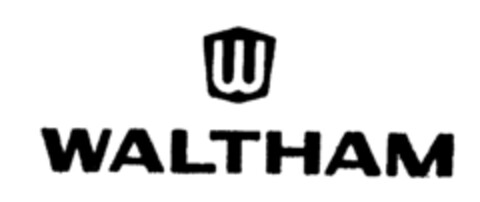 W WALTHAM Logo (IGE, 12/28/1982)