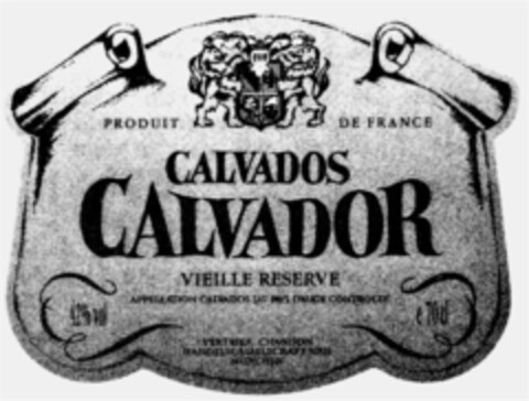 CALVADOS CALVADOR Logo (IGE, 03.12.1990)