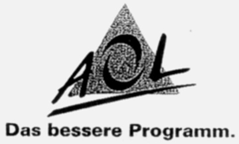 AOL Das bessere Programm. Logo (IGE, 23.12.1996)