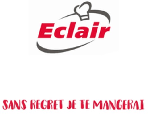 Eclair SANS REGRET JE TE MANGERAI Logo (IGE, 17.05.2022)