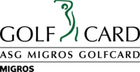 GOLF CARD ASG MIGROS GOLFCARD MIGROS Logo (IGE, 07.11.2017)