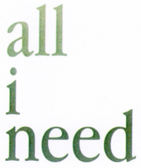 all i need Logo (IGE, 27.06.2011)