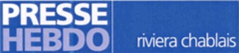 PRESSE HEBDO riviera chablais Logo (IGE, 28.07.2005)