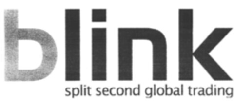 blink split second global trading Logo (IGE, 02.03.2001)