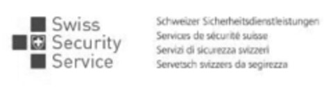 Swiss Security Service Schweizer Sicherheitsdienstleistungen Services de sécurité suisse Servizi di sicurezza svizzeri Servetsch svizzers da segirezza Logo (IGE, 16.01.2012)