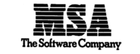 MSA The Software Company Logo (IGE, 13.01.1986)