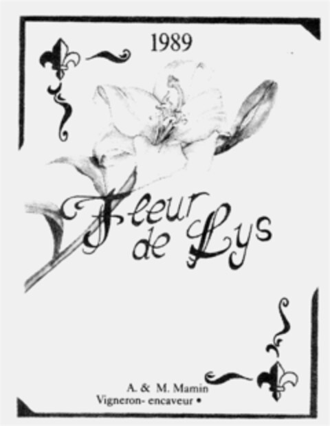 1989 Fleur de Lys A.& M. Mamin Logo (IGE, 18.04.1990)